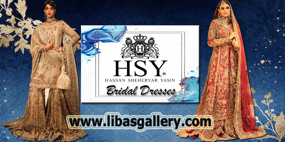 Buy HSY Bridal Dresses 2024, Collection Of Best Pakistani Wedding