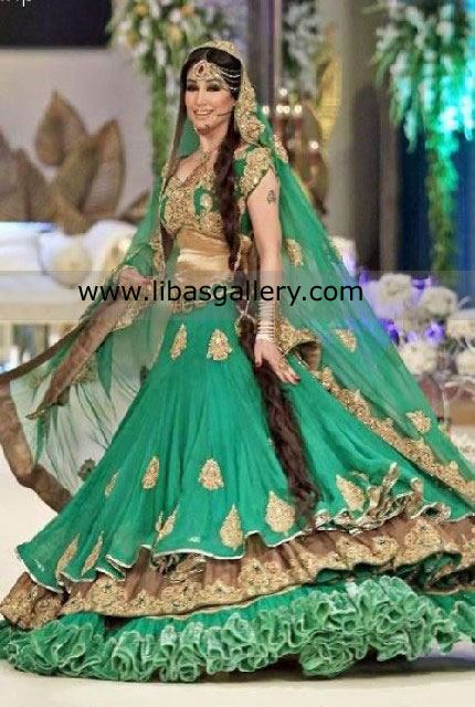 Spring Green Wedding Dress