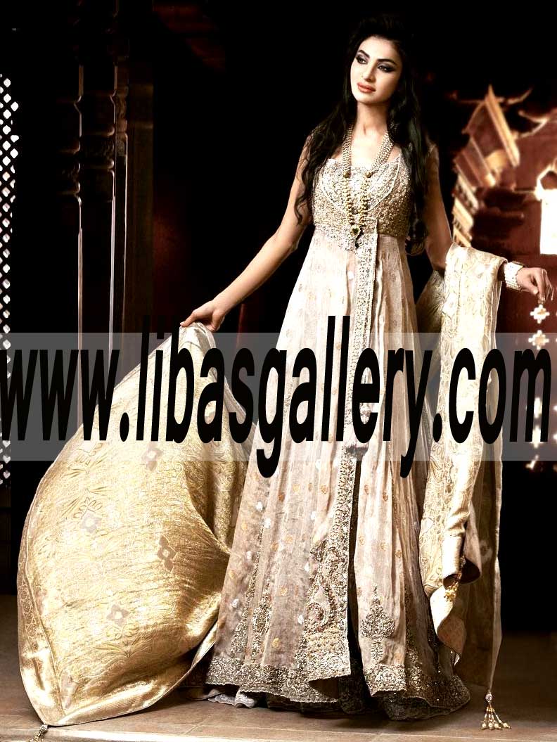 Designer Nilofer Shahid Couture Bridal Dresses Party Wedding