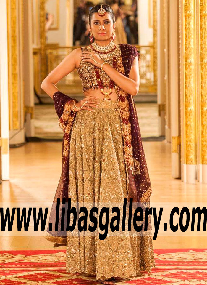 New Bridal Dresses From Umsha By Uzma Babar Pfw London