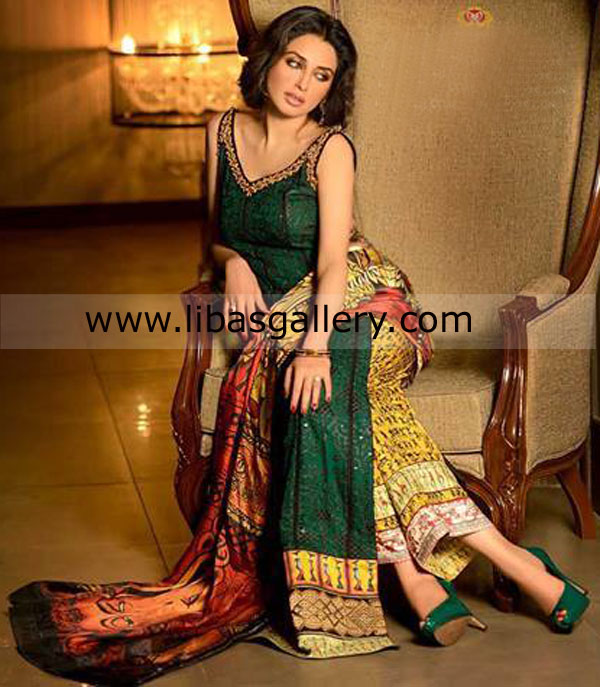 Designer party dresses pakistani