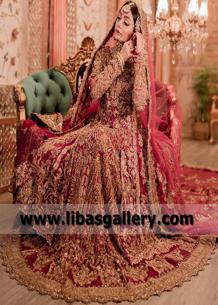 Buy HSY Bridal Dresses 2024, Collection Of Best Pakistani Wedding Dresses  Photos And Prices