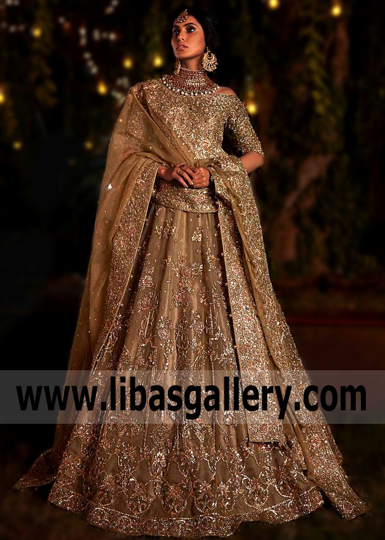 Just imagine how this Zuria Dor Bridal dress will shine and sparkle in the sun It looks like it is decorated with millions of small diamonds. Buy Luxurious Bridal Dresses Zuria Dor Heavy Embellished Dupatta Bridal Dresses Atlanta Georgia USA, In this dress, you will shine in the literal and figurative sense, and those around you will simply be delighted with you.