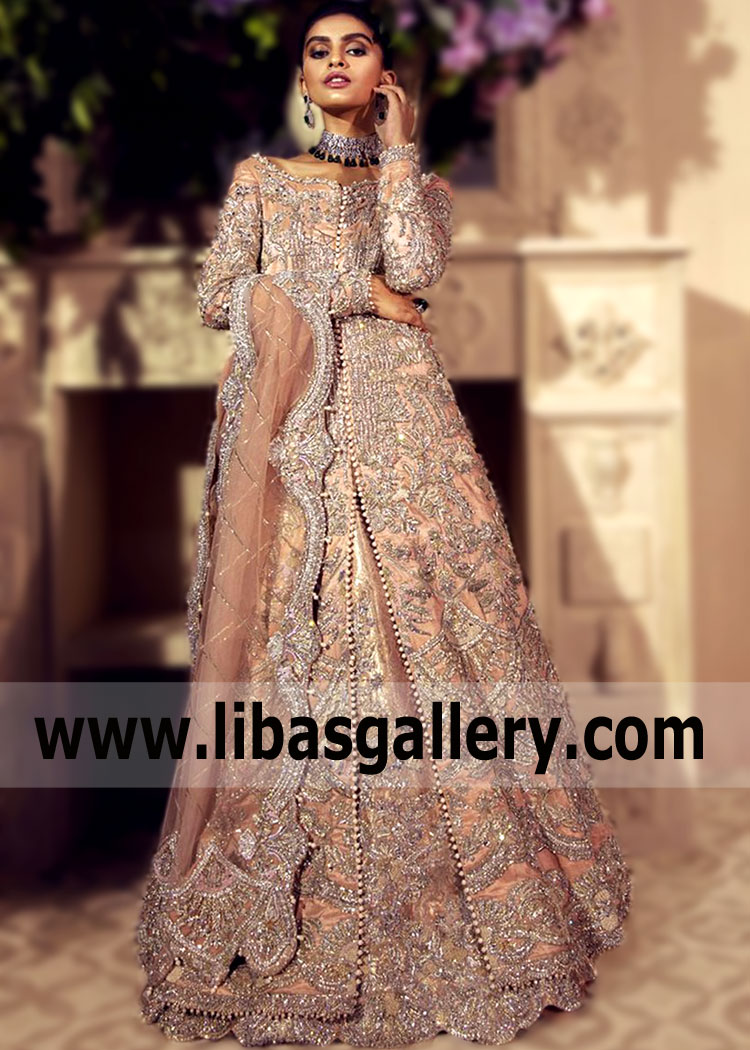 This Saira Shakira Wedding Dress - our 100% success. And all thanks to fabulous Saira Shakira Wedding Dresses Newcastle London UK Traditional Pakistani Wedding Dresses Lehenga Dresses that complement your wedding look. After all, this version of a Long gown dress made of luxury shiny fabric is worthy even of the princesses from Buckingham Palace.