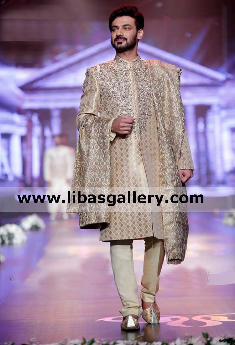 Zahid khan in Emraan Rajput sherwani