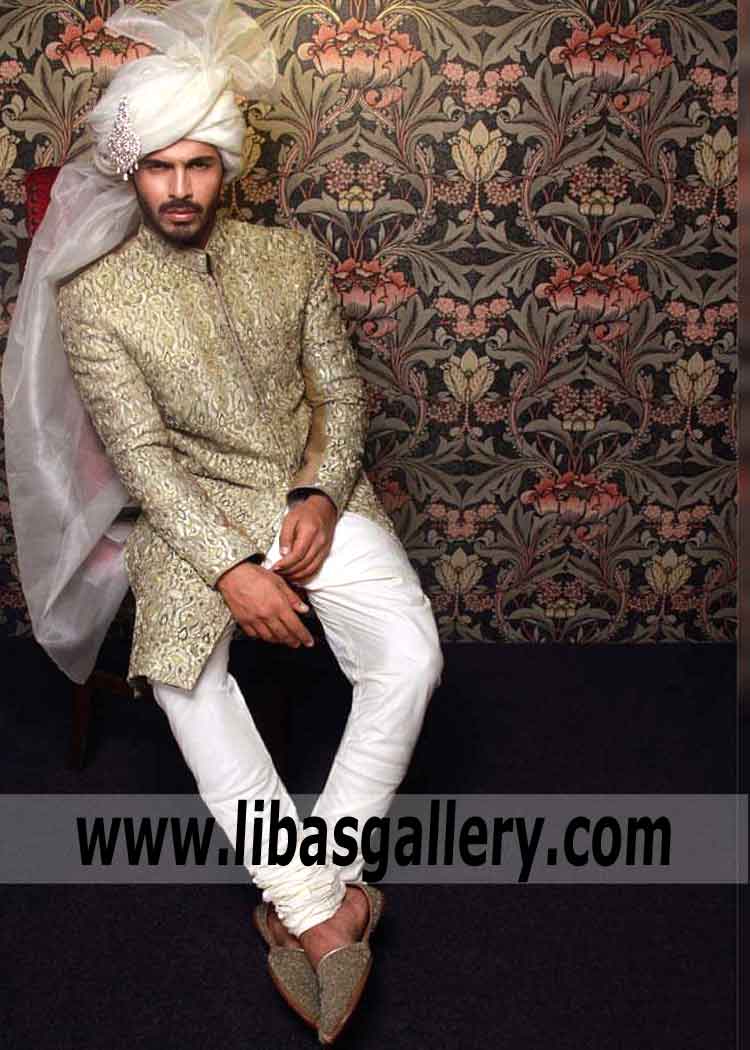 pakistani male wedding outfits