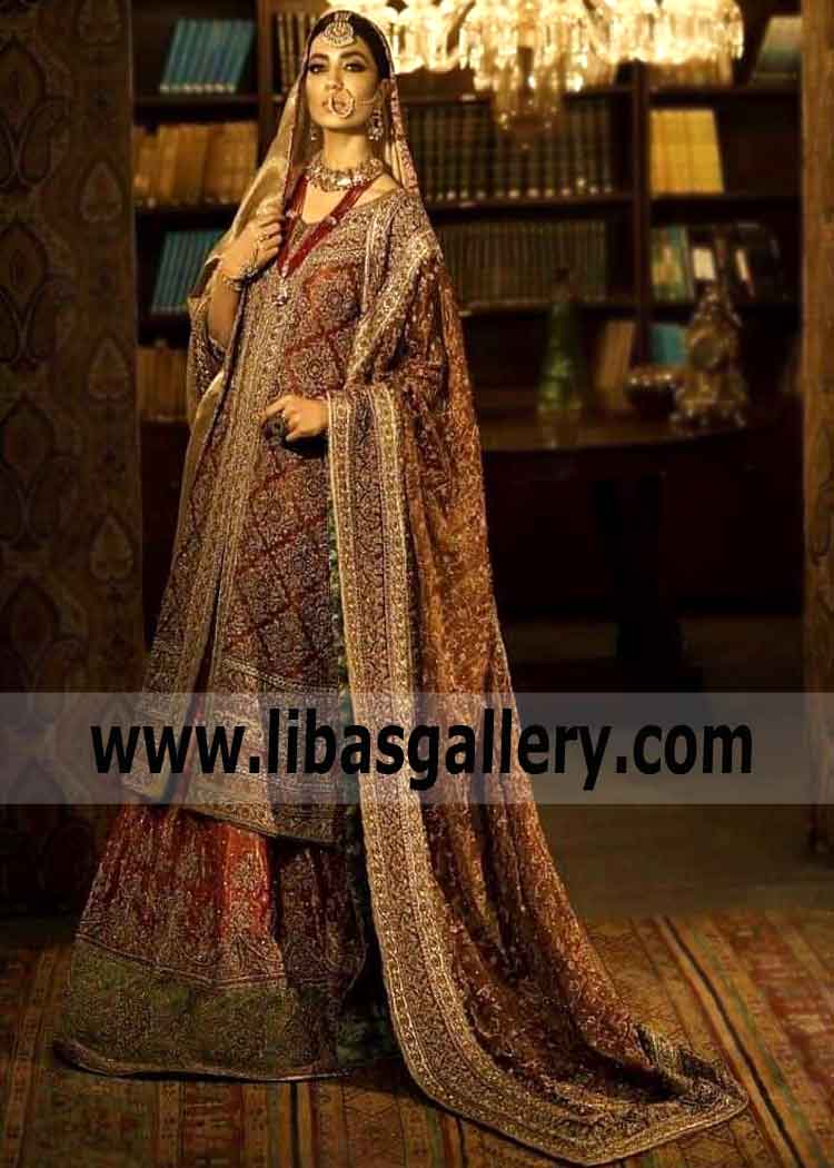 Brides Of Mehdi - stock a large range wedding dresses, Browse Stunning Mehdi Bridal Wear wedding dresses and find the perfect Lehenga Sharara Gharara Wedding Gown to suit your bridal style. View the latest designs for this Wedding season.