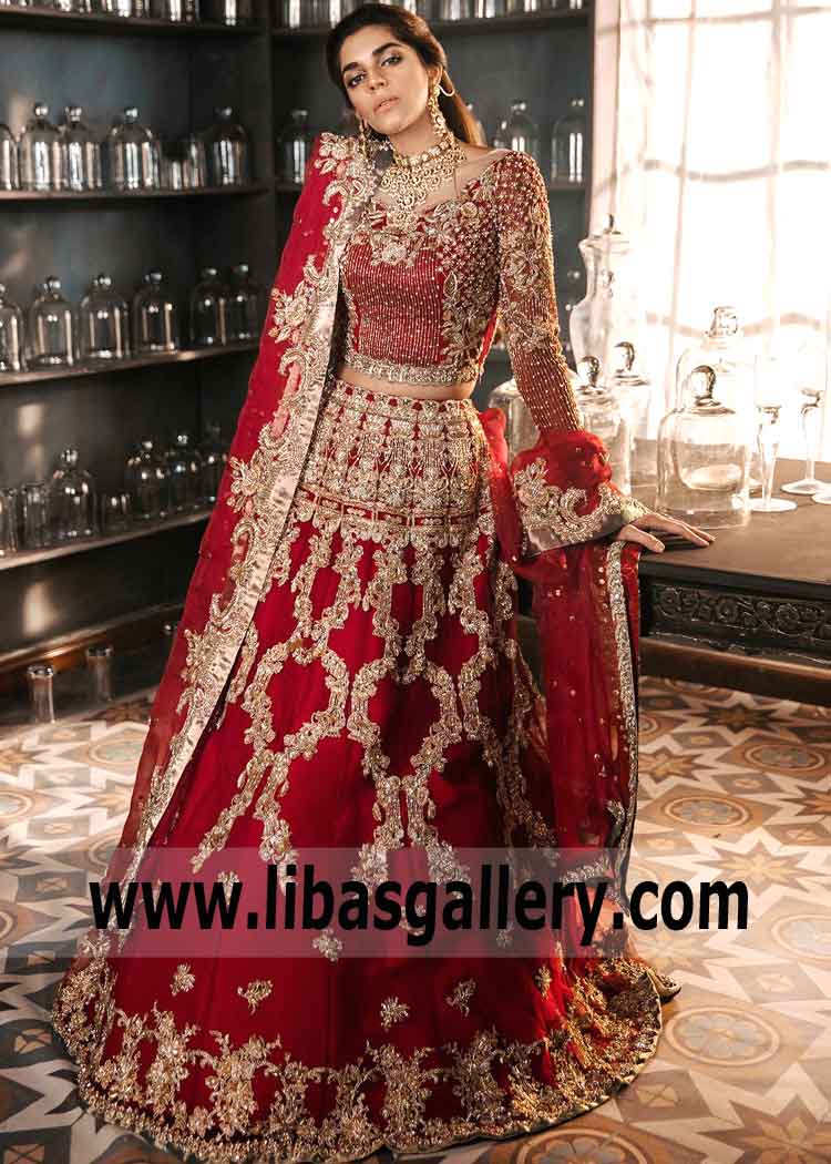 Browse our extensive range of Sadaf Fawad Khan - Women Fashion Brand. BRIDALS - the largest collections of Latest Bridal Dresses in USA Canada UK. This astounding wedding dress is the something new every bride needs to feel beautiful. One of the main trends of this season - lush Lehengas - the main attribute of this dress. A classic that never gets out of fashion.