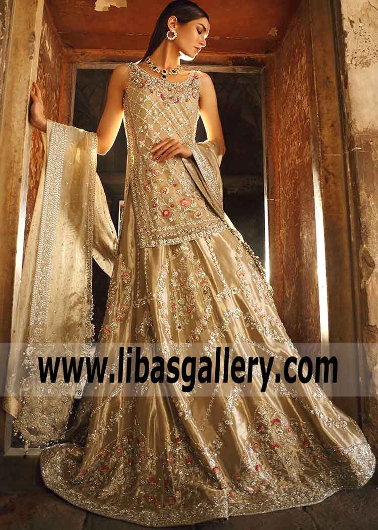 Sania Maskatiya Unique wedding dresses for original brides. Hand crafted with 100% pure highest quality imported fabric for a luxuriously comfortable Sania Maskatiya Wedding Dresses Bridal Wear bridal lehenga and lehngas louisville usa and exquisitely elegant bridal style. Made in Pakistan.