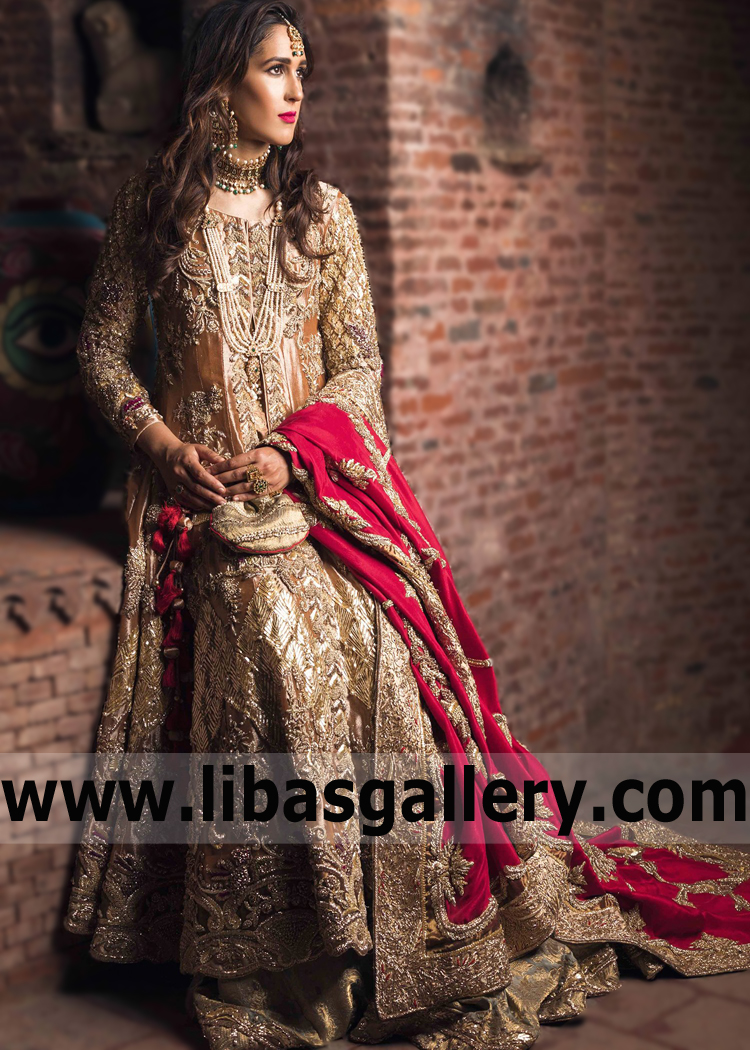 Purchase the latest Dresses of Souchaj Bridal Wear Designer Wedding Dresses Pakistani Bridal Collection in Affordable price in UK, USA, Canada, Australia. Shop Latest Souchaj Designer Gown Anarkali Suits Wedding Lehenga Gharara Sharara Shalwar Kameez Lawn Suits Pakistan.