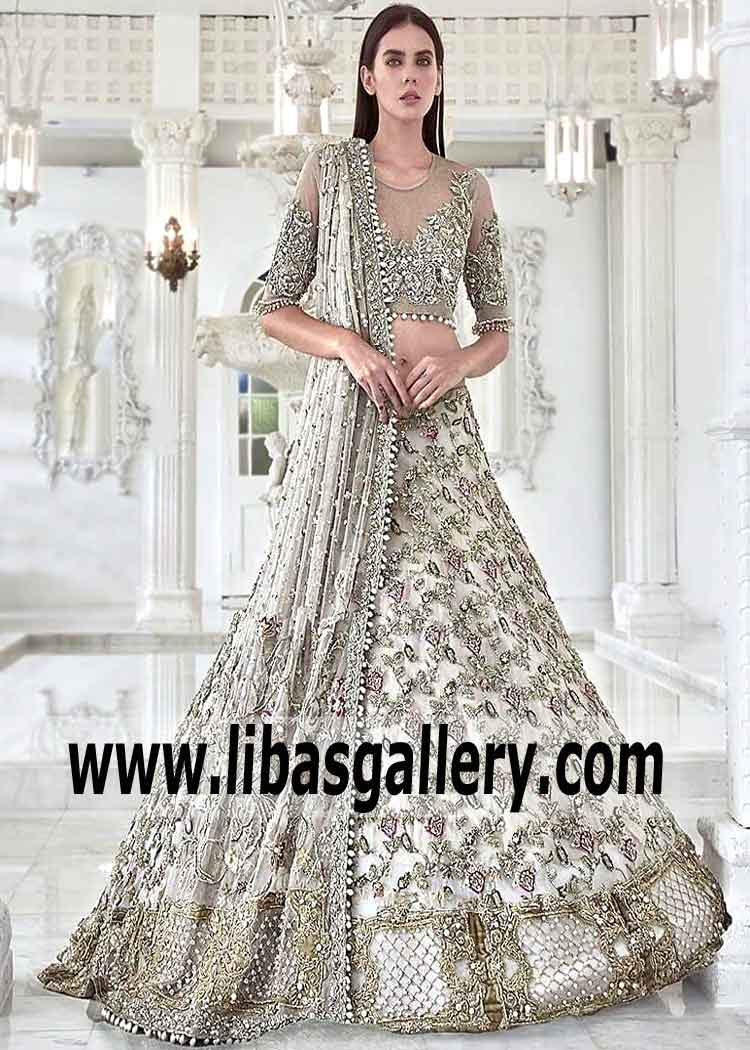 Tabassum Mughal is an affordable luxury wedding evening fashion boutique. Our Tabassum Mughal Bridal Boutique of Pakistani bridal fashion will fulfill many your wedding dress desires and dreams. Visit Tabassum Mughal Bridal Boutique at UK USA Canada Australia and shop our latest products and exclusive collections, Designer Lehengas, Anarkalis, Bridal Wear Gowns available only at libasgallery Bridal Boutique.