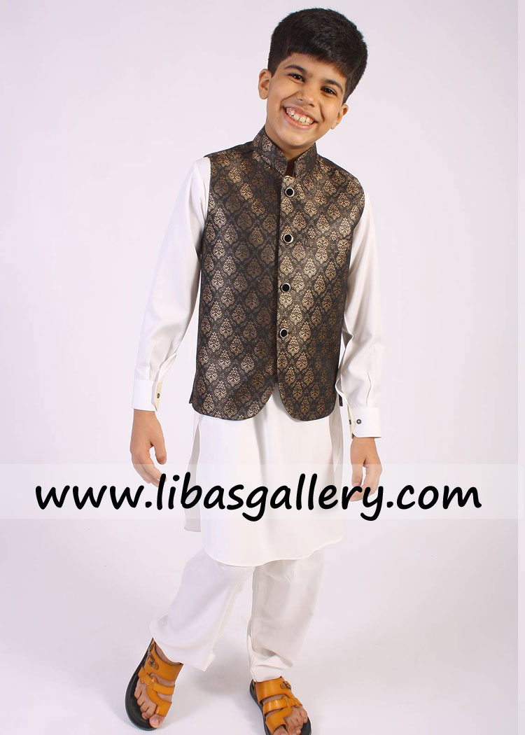 Embroidered and Plain Waistcoat for Kids Teens buy online UK USA Canada Australia New zealand Dubai