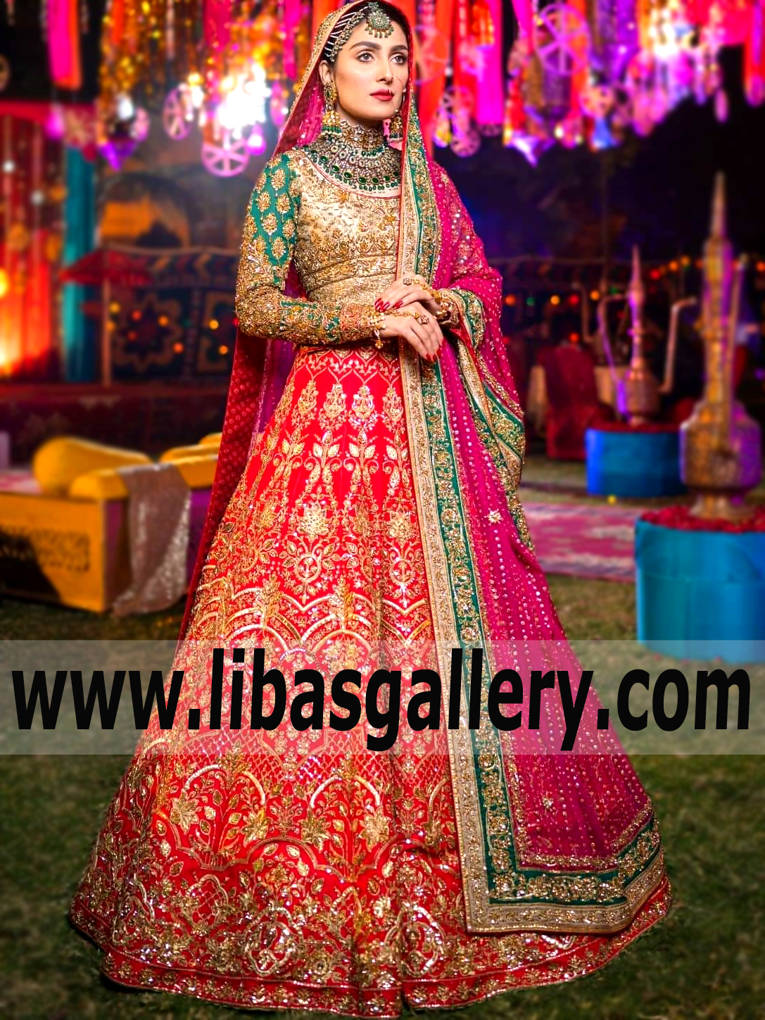 Lavish and Luxurious bridal Looks From Ayeza Khan The Best Wedding Dresses ever