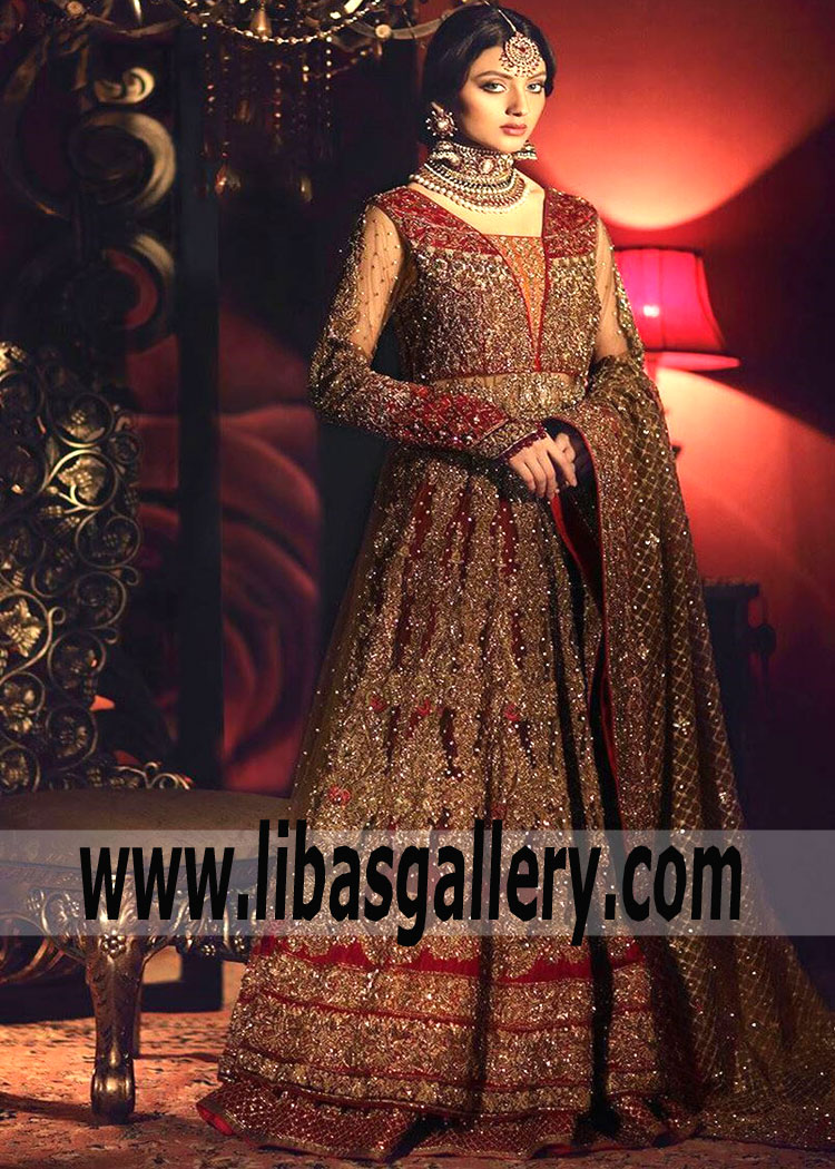 long gown lehenga