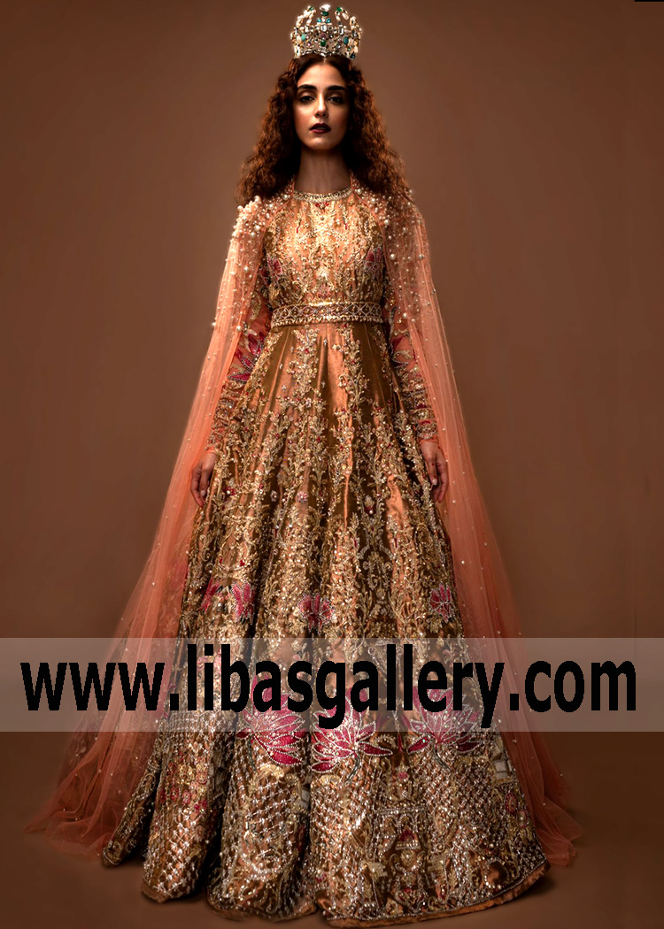 Stunning Bridal Wear Ali Xeeshan Jersey City New Jersey NJ USA Maxi Bridal Wear for Valima Reception Stunning Bridal Wear Ali Xeeshan Jersey City New Jersey NJ USA Maxi Bridal Wear for Valima Reception