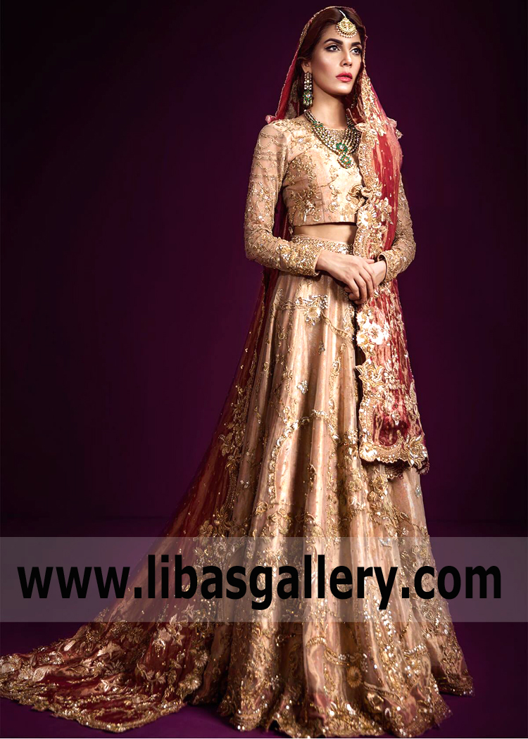 Pakistani Bridal Lehenga USA Rockville Maryland luxurious bridal Lehenga Ammara Khan Bridal Lehenga with pric