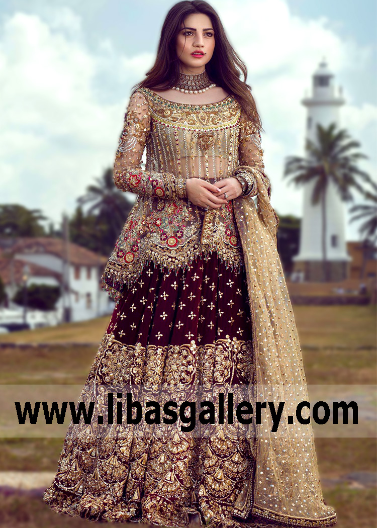 Bridal Lehenga Newcastle London UK Annus Abrar Latest Bridal Lehenga Designs