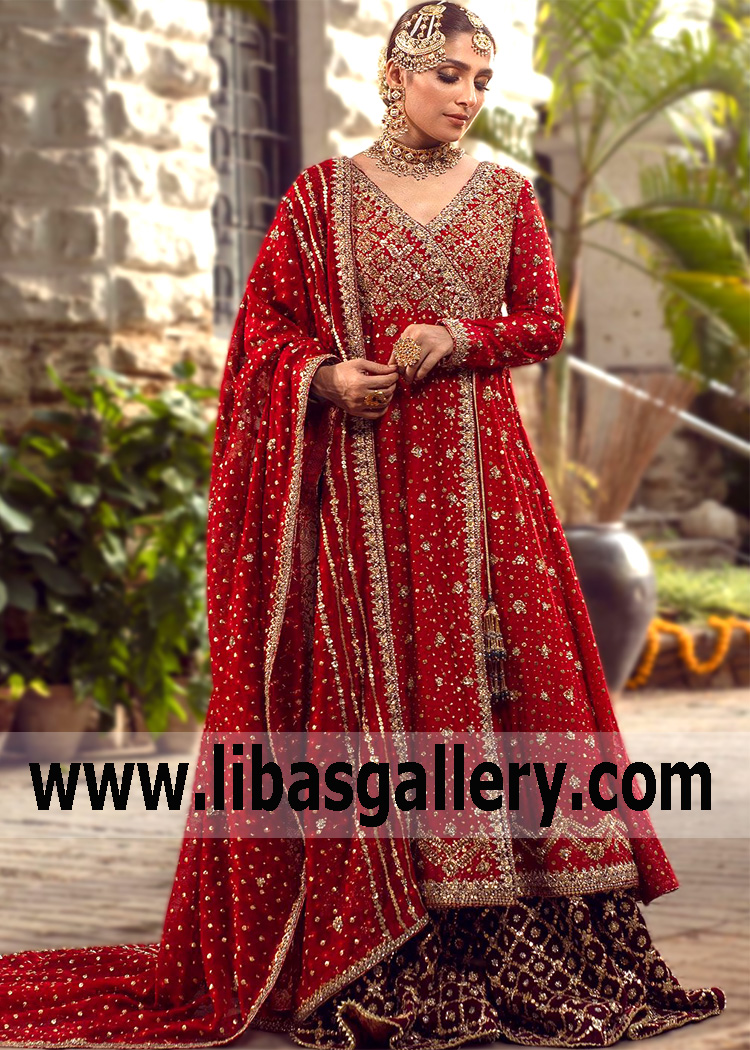 Annus Abrar Bridal Angrakha Dresses 2020 Buy Online in Australia Sydney, Perth