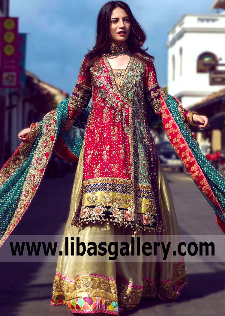 Indian Designer Sharara Latest Sharara for Wedding Indianapolis, Fort Wayne, South Bend, Indiana