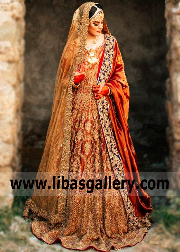 red maxi bridal dress