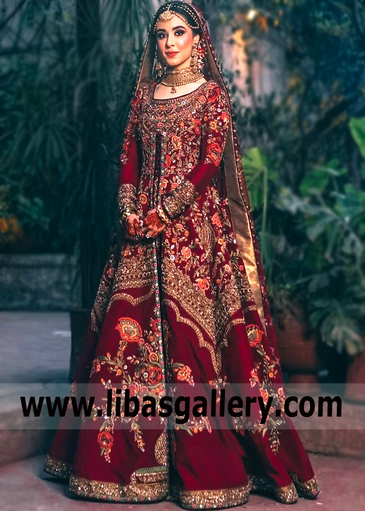 wedding anarkali lehenga