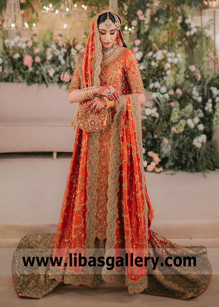 Pakistani Bridal Dresses Farshi Lehenga Montgomery Village Maryland USA Pakistani Farshi Lehenga Wedding Dresses