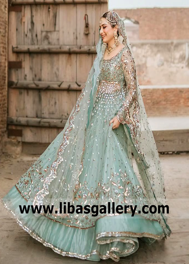 Pakistani Bridal Pishwas and Lehenga Dress Saddle River New Jersey NJ USA Luxurious Bridal Pishwas and Lehenga