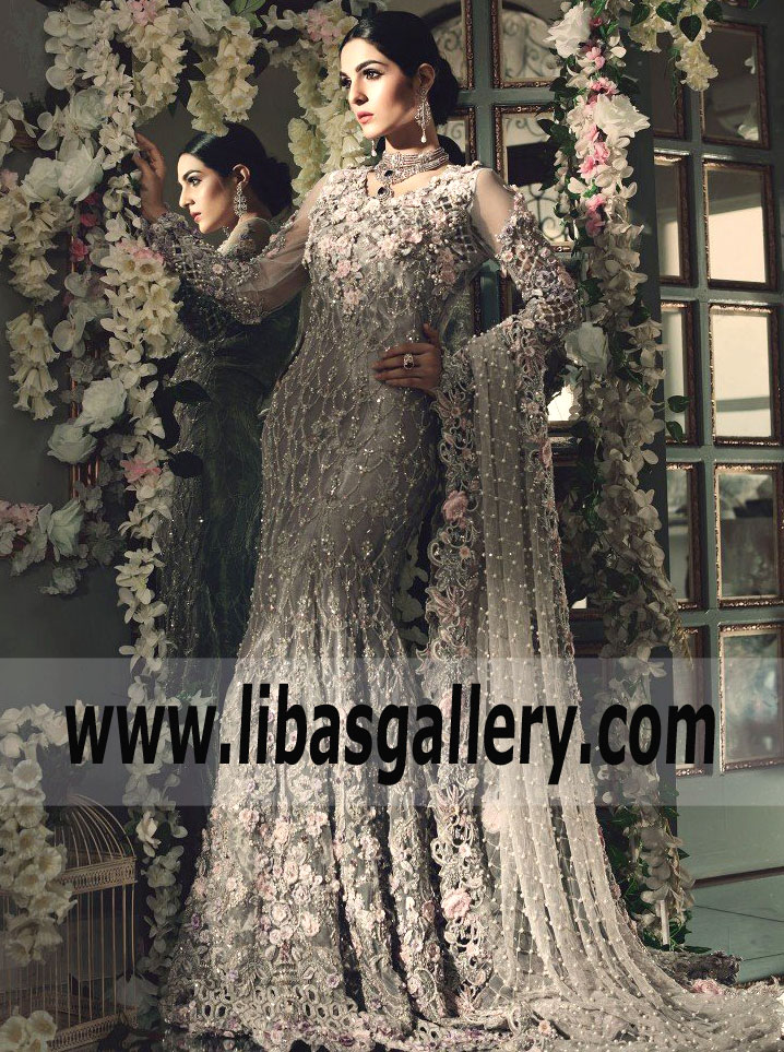 Spectacular Maria B Bridal Anarkali Dresses Online 2018 UK, USA, Canada, Australia