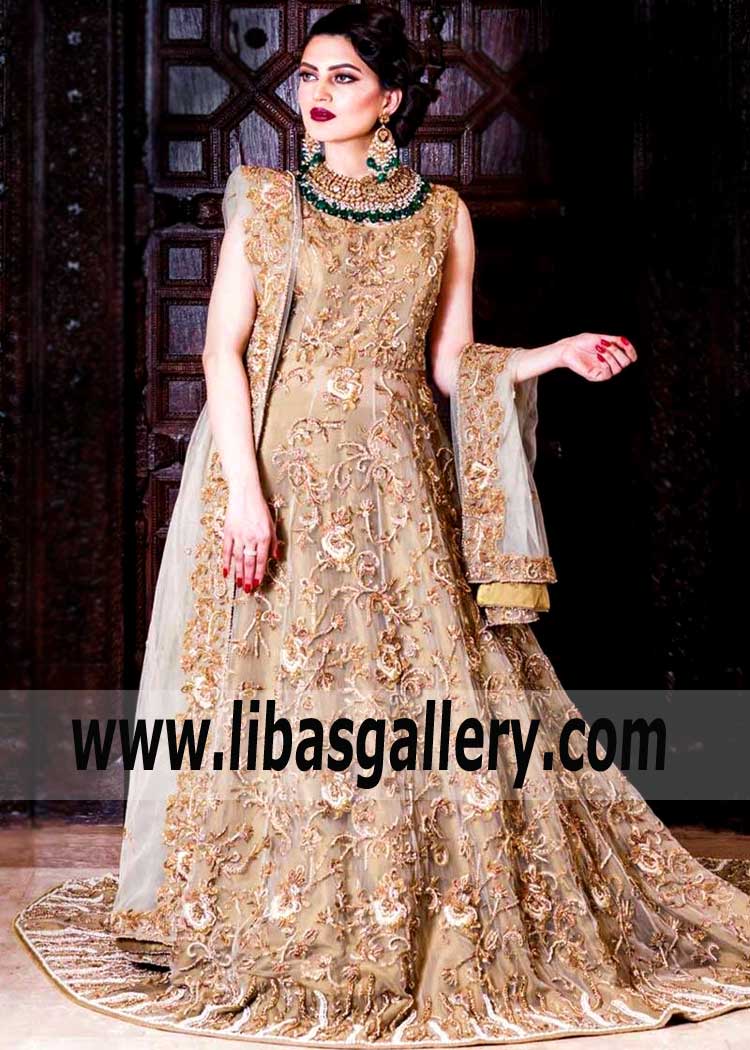maxi dress for wedding reception pakistani