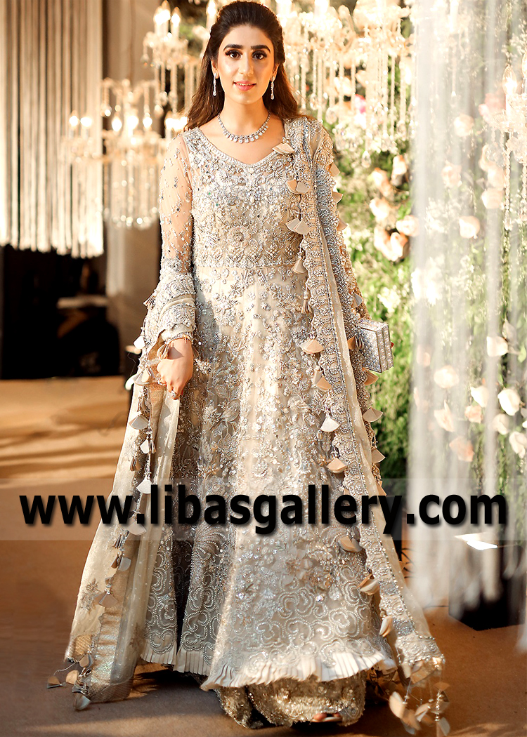 Pakistani Nikah Dresses Off White Nikah Bridal Dresses Edison New Jersey NJ USA Bridal Dresses