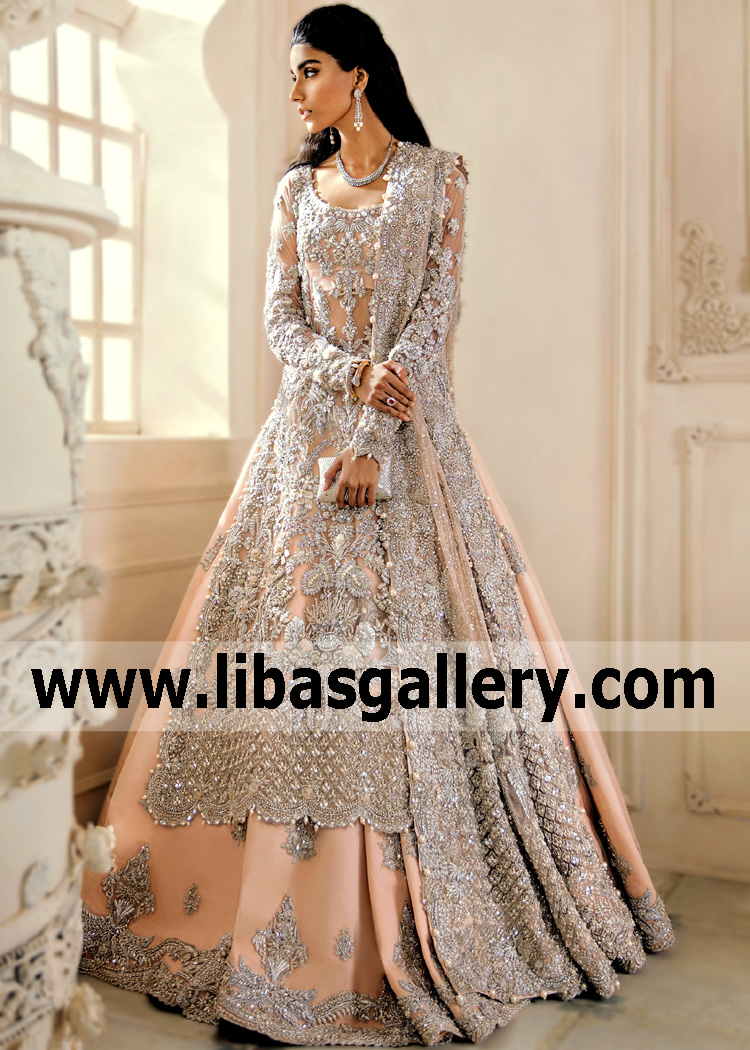 Stylish Walima Bridal Dresses Newcastle UK for Elan Walima Bridal Lehenga Wedding Dresses