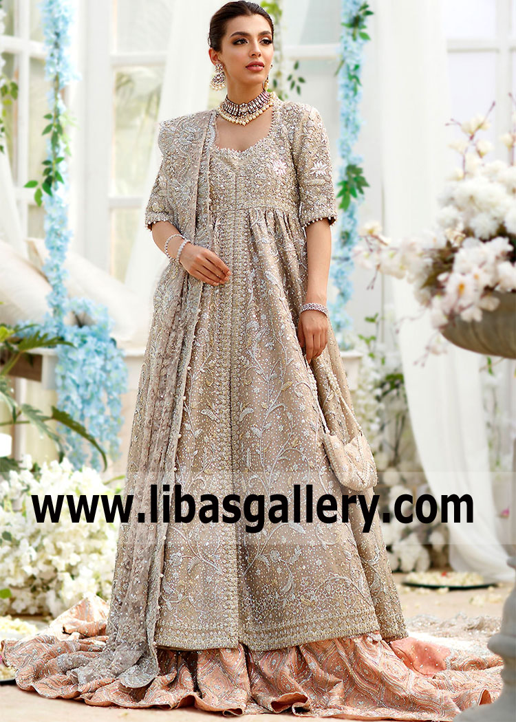 Rose Gold Bridal Wear Houston Texas USA Designer Farah Talib Aziz Luxury Bridal Designs USA Rose Gold Bridal Wear Houston Texas USA Designer Farah Talib Aziz Luxury Bridal Designs USA