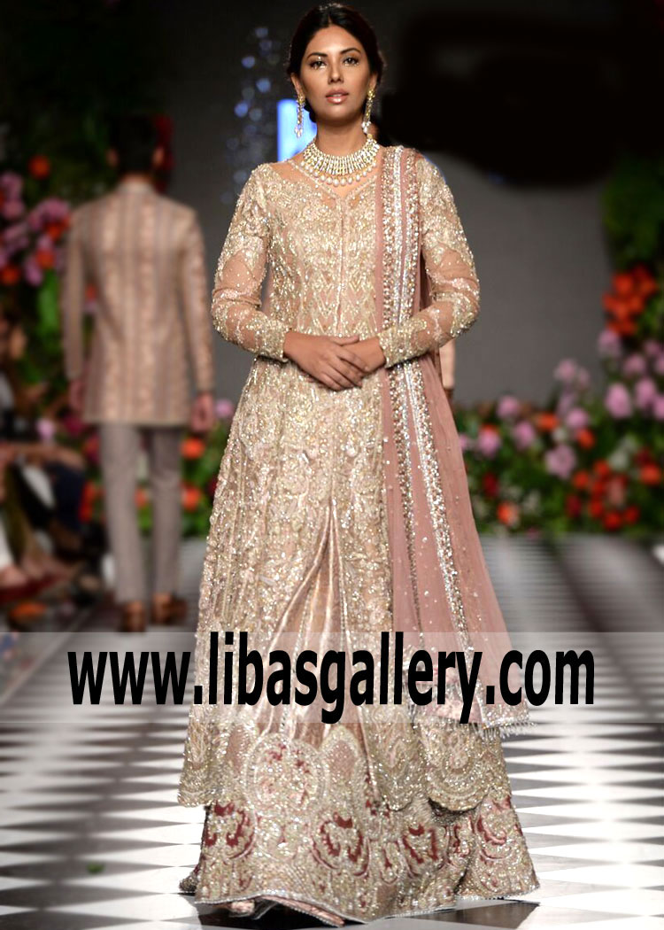 Pakistani Designer Faraz Manan Bridal Wear Latest Bridal Wear Lehenga Shopping Online New York, New Jersey, USA