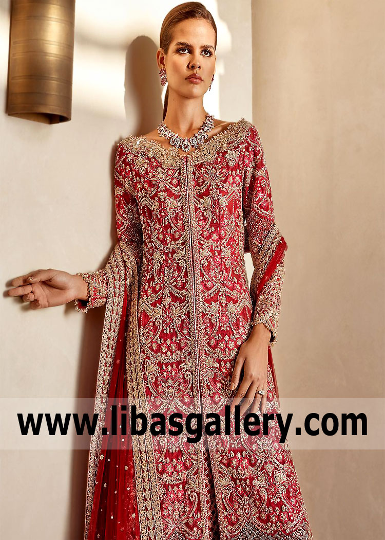 Designer Faraz Manan Latest Bridal Wear Los Angeles California USA Wedding Guest Dresses for All Occasions