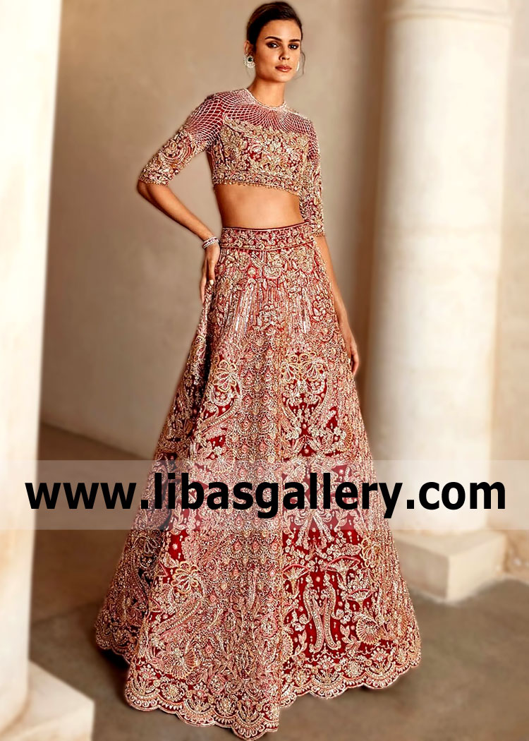 Latest Lehenga Choli Trends Pakistan Designer Faraz Manan Lehenga Choli Southall UK Wedding Dresses