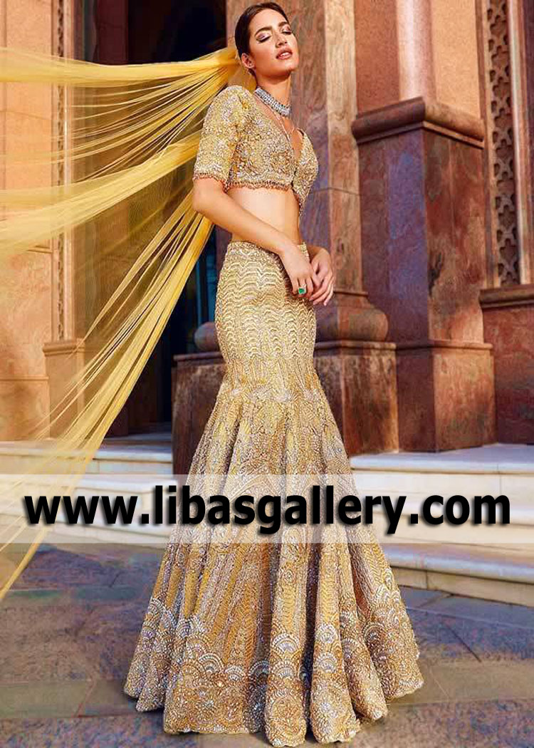 Pakistani Indian Bridal Lehenga Manchester London UK Wedding Reception Walima Event Bridal Dresses