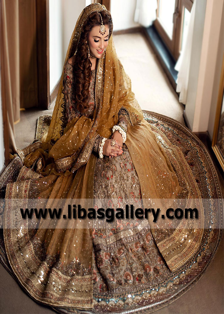 Pakistani Bridal Dresses | Latest Pishwas Lehenga Designs | HSY Bridal Couture