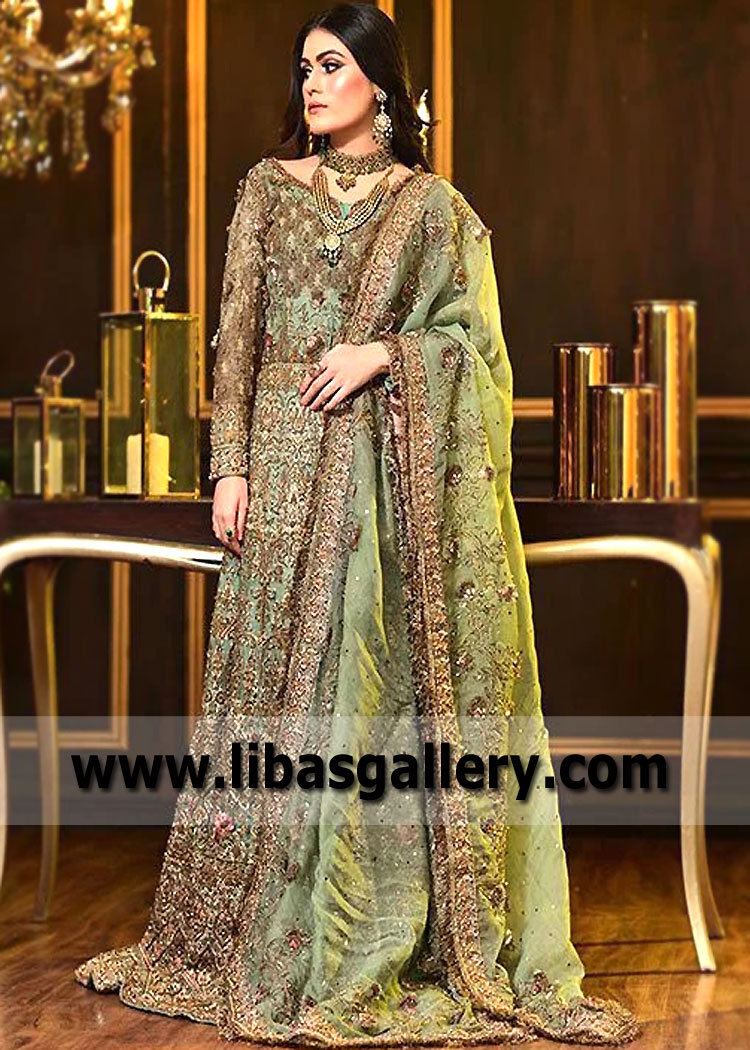 Indian Pakistani Bridal Gown HSY Wedding Dresses USA Beverly Hills California Designer HSY Collection