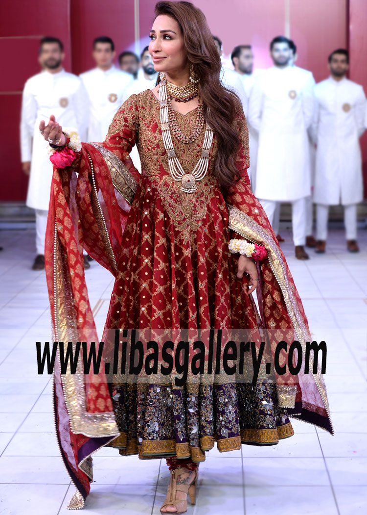 Best Places to Buy Beautiful Bridal. HSY Bridal Anarkali Dresses Bridal shops in UK USA Canada Australia Saudi Arabia