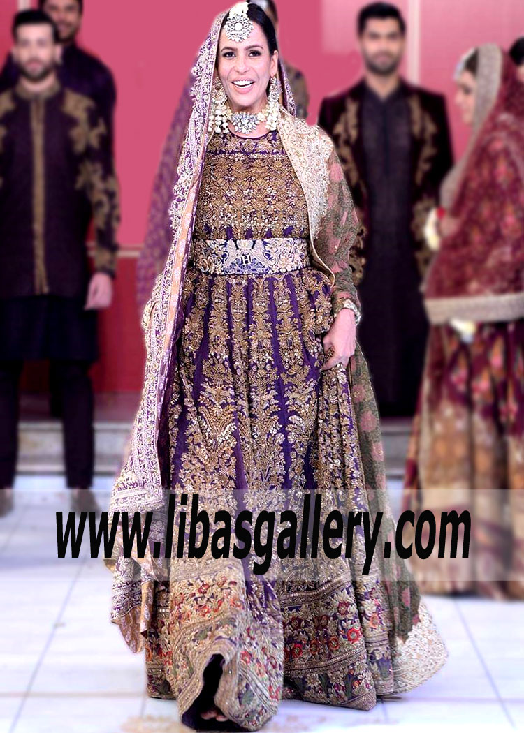 HSY | Dazzling Wedding Dress, Bridal Anarkali Gown | Memphis, Tennessee, Designer Bridal Anarkali