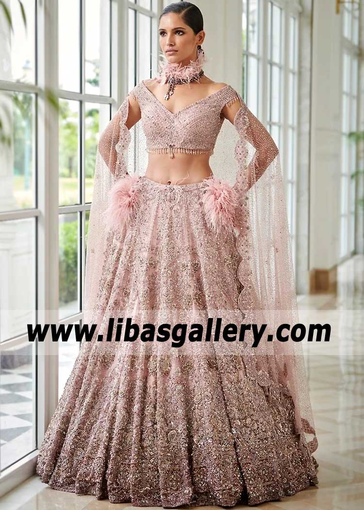 Indian Reception Dresses UK USA Canada Australia Bridal Lehenga Reception Dresses