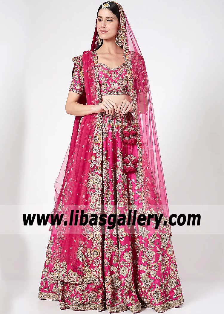 Indian Bridal Lehenga Dallas Texas USA Latest Bridal Lehenga Designs Traditional Lehenga