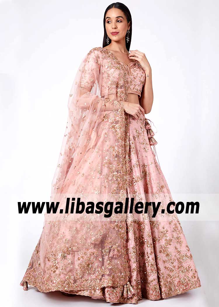 Indian Bridal Lehenga for Reception Soho Road UK Indian Designer Bridal Lehenga