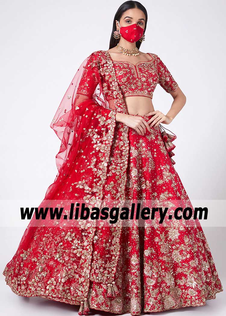 Indian Bridal Wear Dolly J Yonkers New York USA Latest Bridal Lehenga Dresses Trends