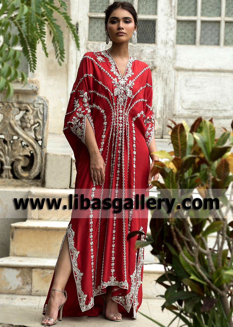 Asian Kaftan Wedding Dresses Boutiques Riyadh Saudia Arabia Pakistani Designer Kaftan Outfits