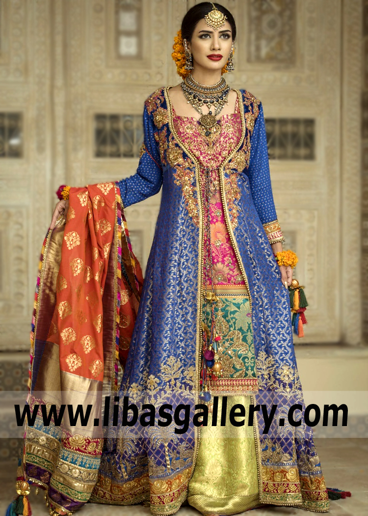 Glam Nilofer Shahid Bridal Walima Dresses Stockholm Sweden Designer Bridal Dresses