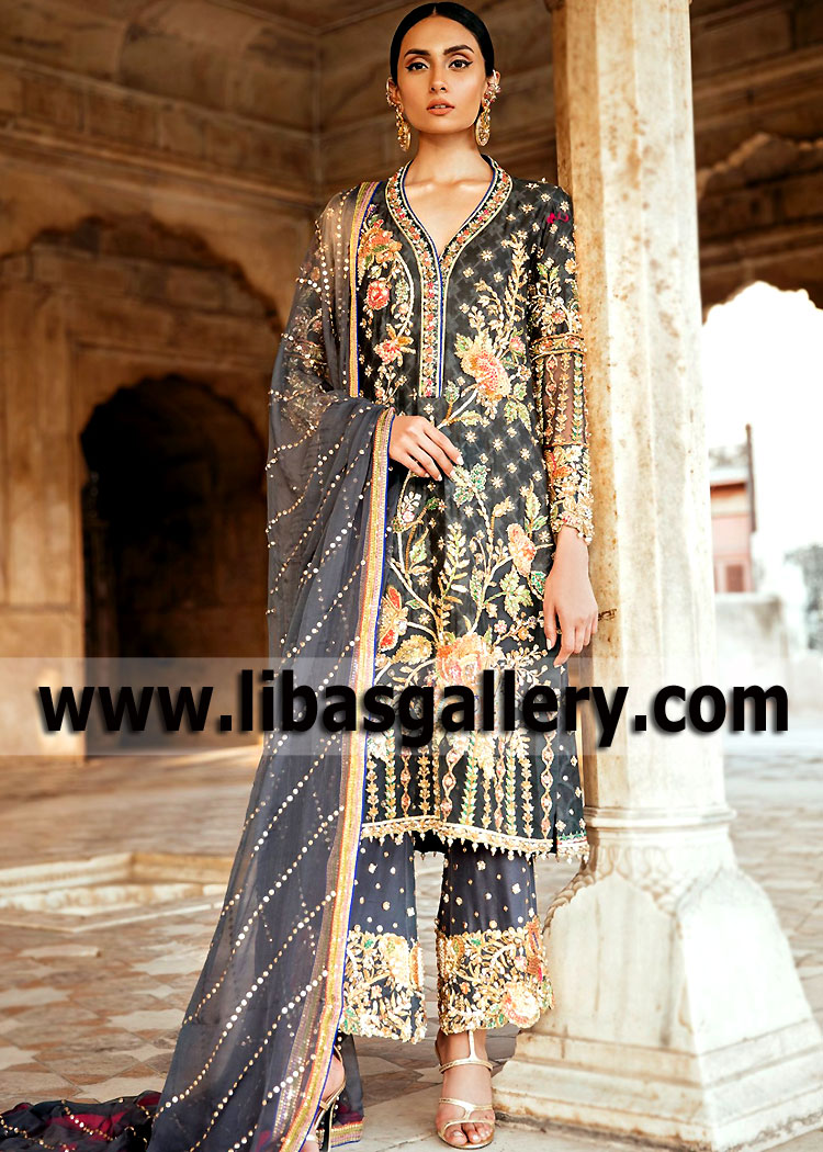 Latest A-Line Kurta Style for Bride Sister Hollis New York USA A-Line Kurta for Wedding Event