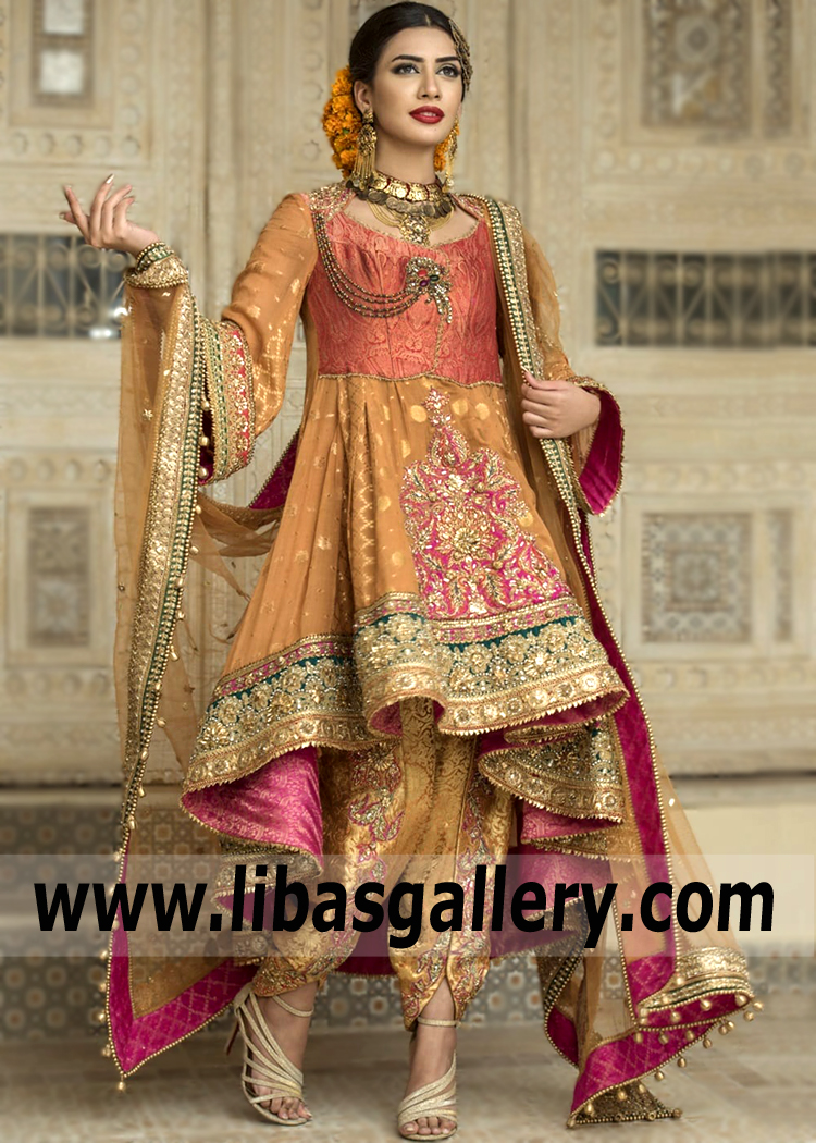 pakistani anarkali gown