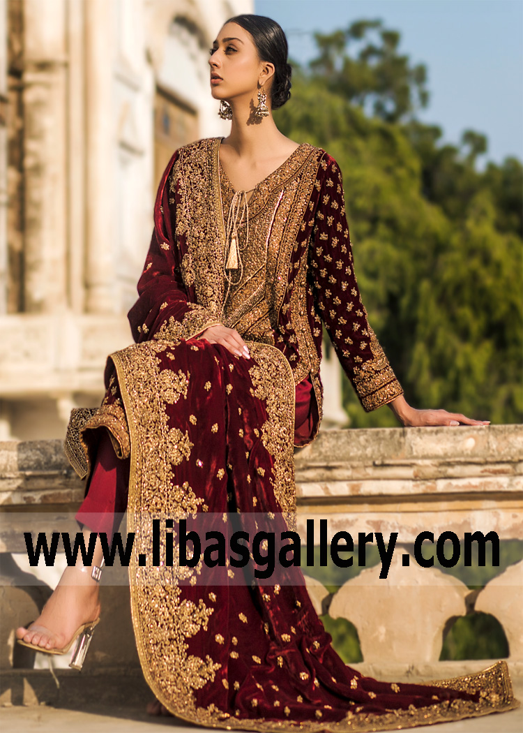 velvet wedding dress bridal gown