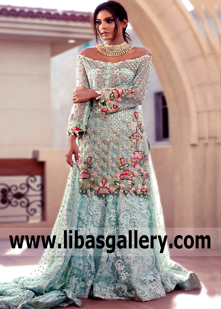 sharara designer dress
